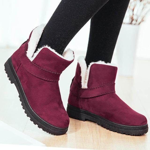 Elegant Women's Ankle Leather Boots