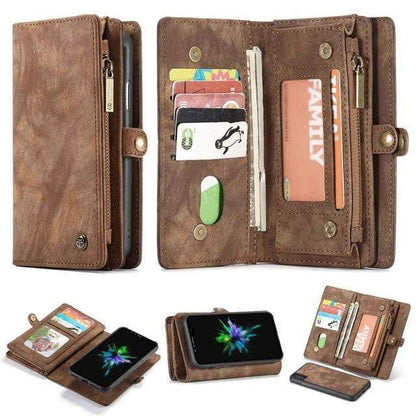 Luxury Genuine Leather Phone Flip Case