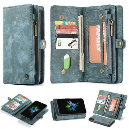 Luxury Genuine Leather Phone Flip Case