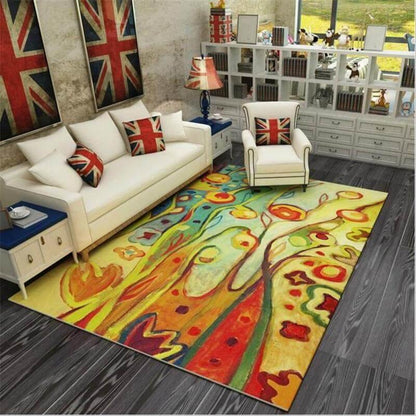 Cozy Farmhouse Plush Floor Rug for Living Room - Luxicro
