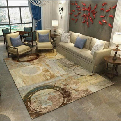 Cozy Farmhouse Plush Floor Rug for Living Room