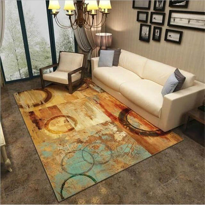 Cozy Farmhouse Plush Floor Rug for Living Room