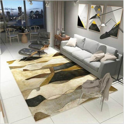 Cozy Farmhouse Plush Floor Rug for Living Room