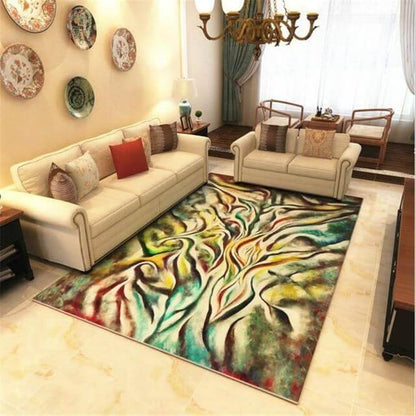 Cozy Farmhouse Plush Floor Rug for Living Room