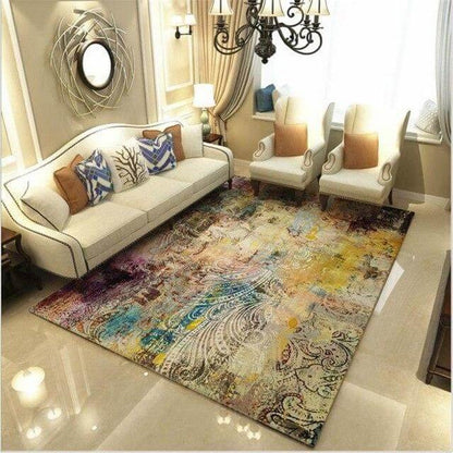 Cozy Farmhouse Plush Floor Rug for Living Room