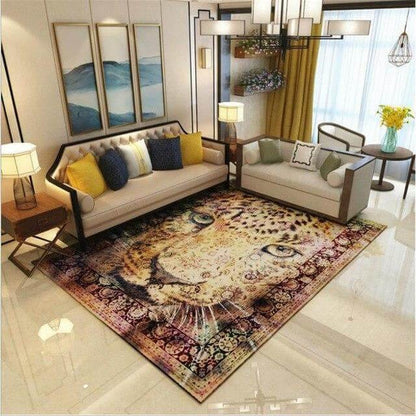 Cozy Farmhouse Plush Floor Rug for Living Room