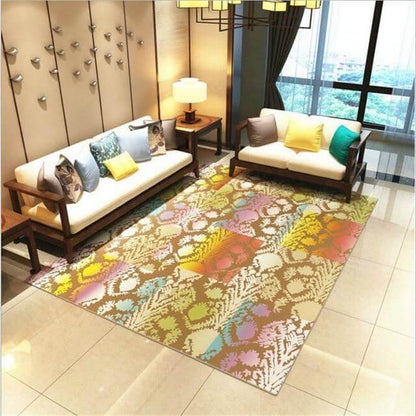 Cozy Farmhouse Plush Floor Rug for Living Room
