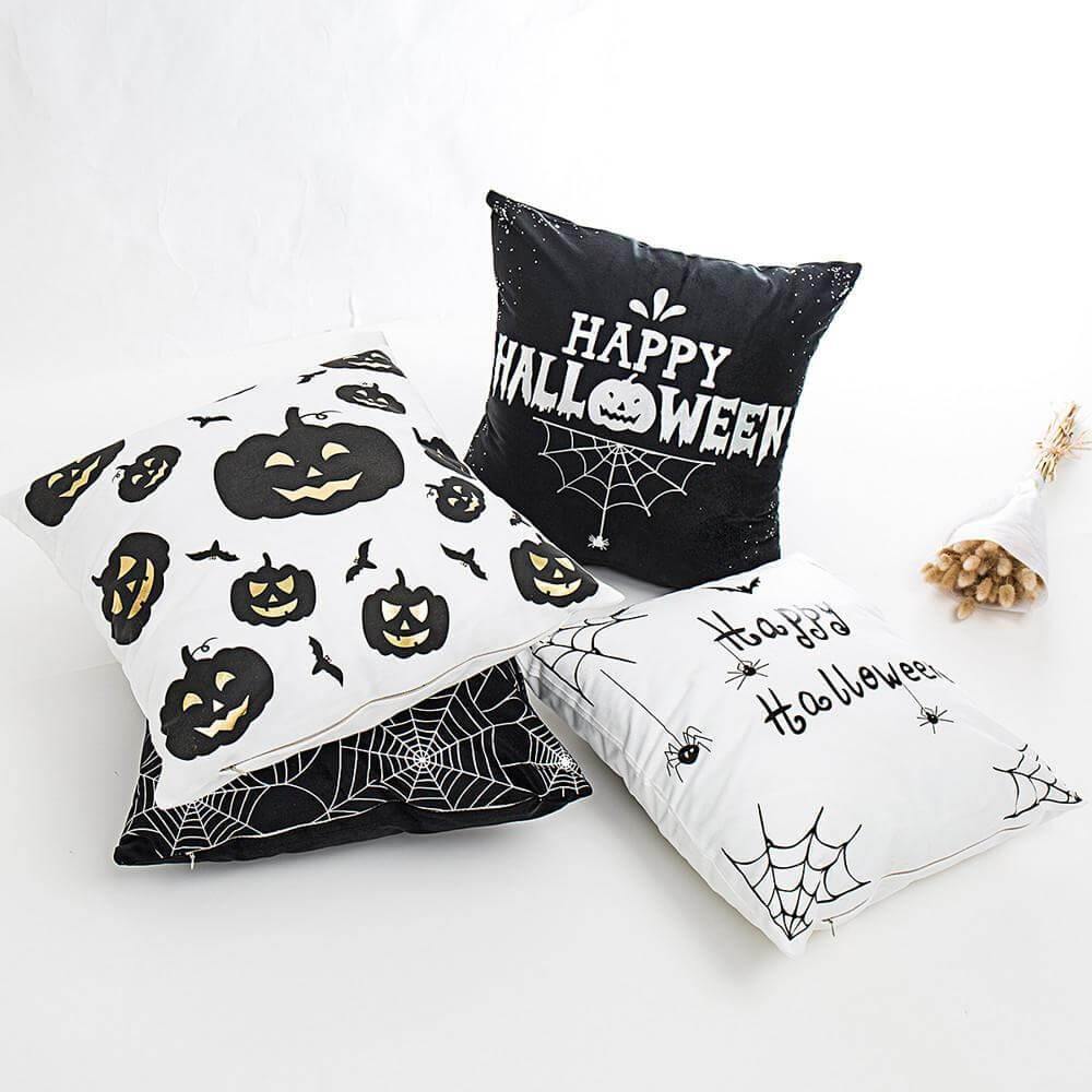 Creepy Ghost Halloween Pillow Covers