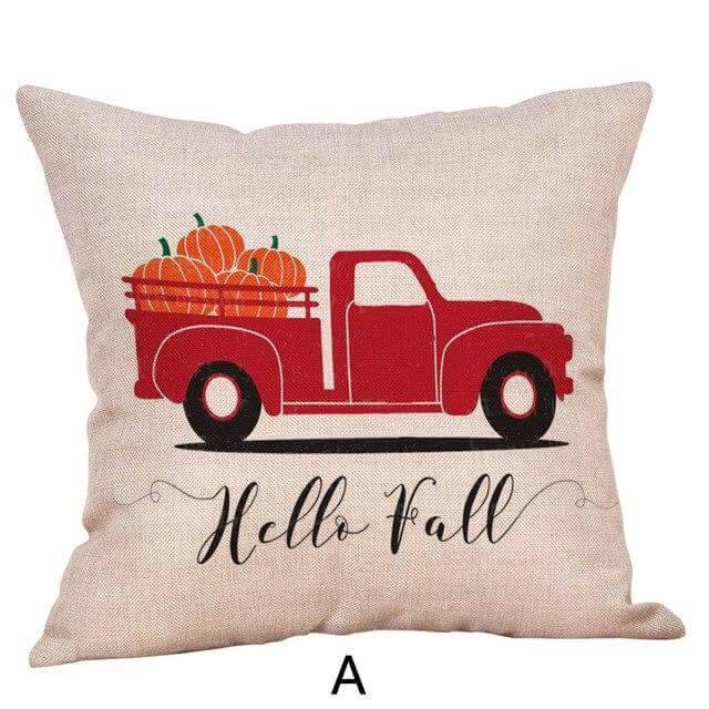 Fall Harvest Decorative Throw Pillow Covers - Luxicro