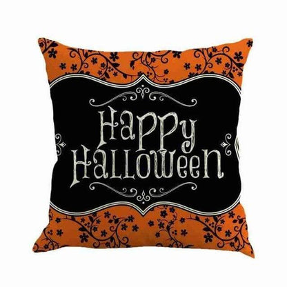 Creepy Ghost Halloween Throw Pillow Covers