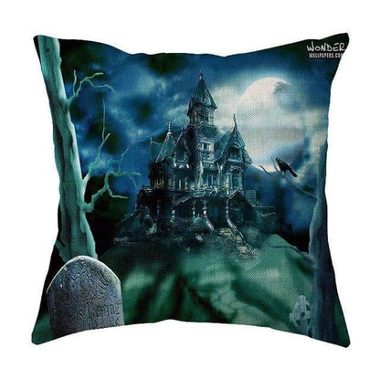 Haunted House Decorative Pillow Covers