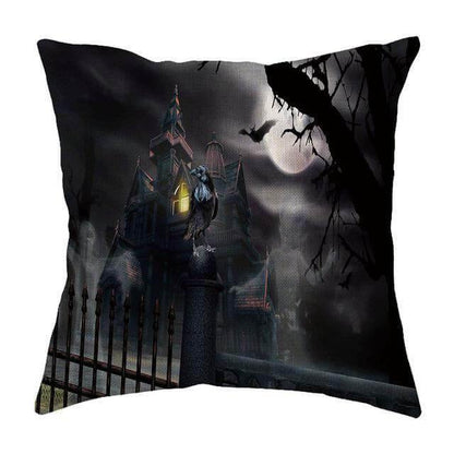 Haunted House Decorative Pillow Covers
