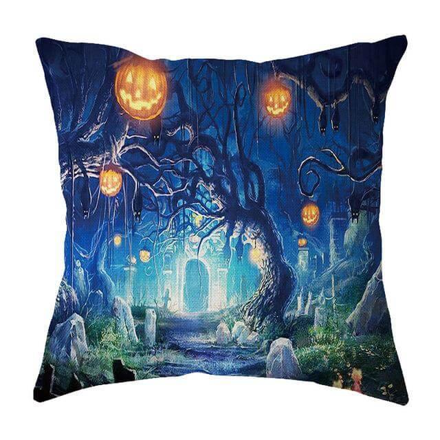 Haunted House Decorative Pillow Covers