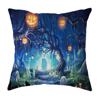 Haunted House Decorative Pillow Covers