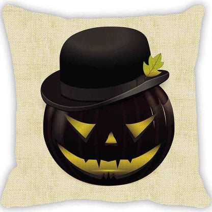 Creepy Pumpkin Fall Decor Pillow Covers