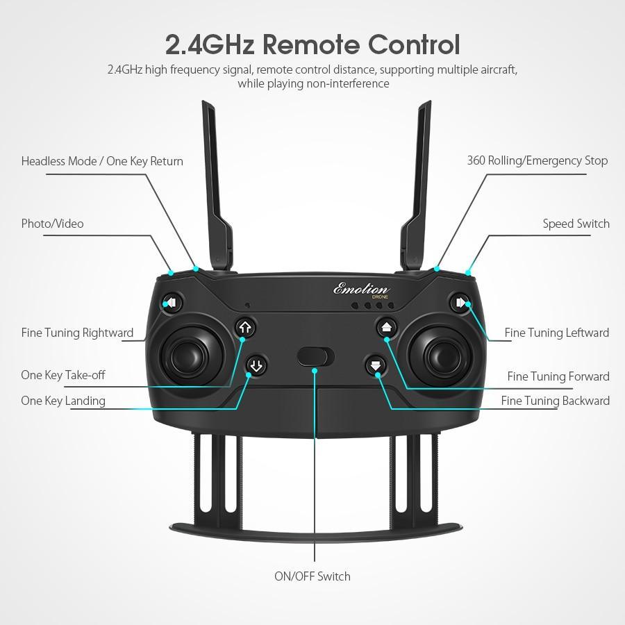 Compact Lightweight HD Foldable Drone 2MP Camera