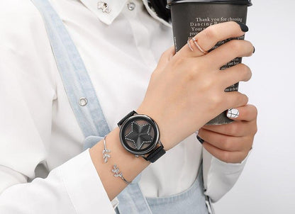 Luxurious Gemstone Hollow Ladies Watch
