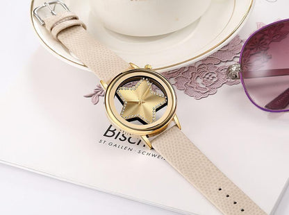 Luxurious Gemstone Hollow Ladies Watch