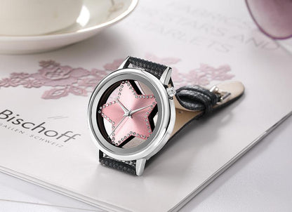 Luxurious Gemstone Hollow Ladies Watch