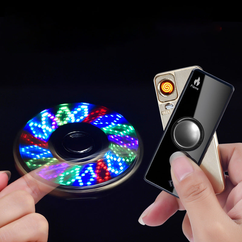 Durable USB Fidget Spinner Lighter Gift - Luxicro
