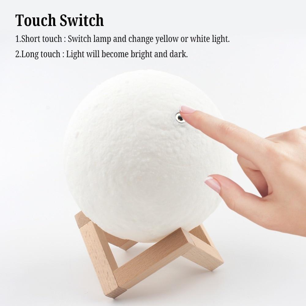 Bright LED Moonlight Bedside Lamp