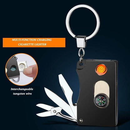 Flameless Rechargeable Triple Torch Lighter - Luxicro