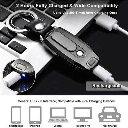 Refillable Windproof Flameless Lighter