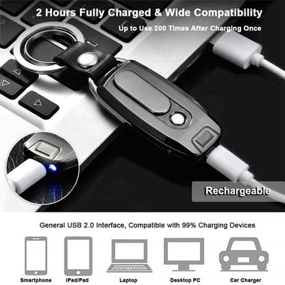 Refillable Windproof Flameless Lighter