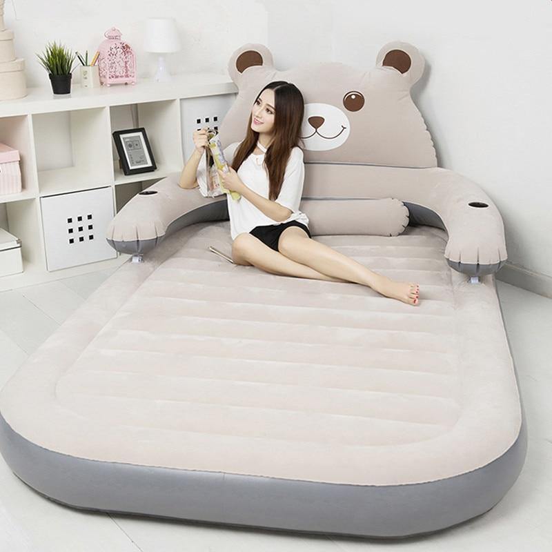 Comfortable Inflatable Bed for Kids with Pillow - Luxicro