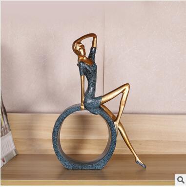 Decorative Miniature Women Figurine Sculptures