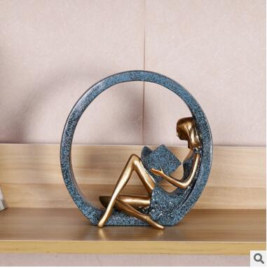 Decorative Miniature Women Figurine Sculptures