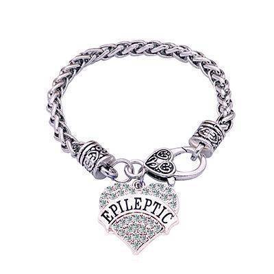 Elegant Emergency Alert Heart Bracelet