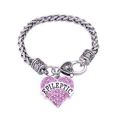 Elegant Emergency Alert Heart Bracelet