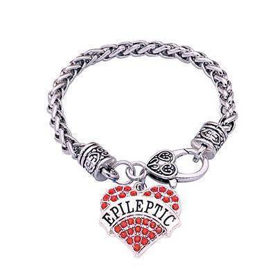 Elegant Emergency Alert Heart Bracelet