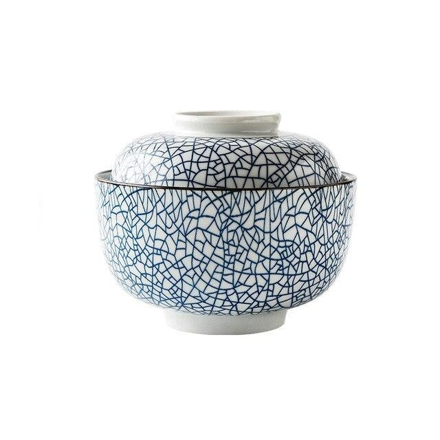 Vibrant Japanese Ramen Bowl Set
