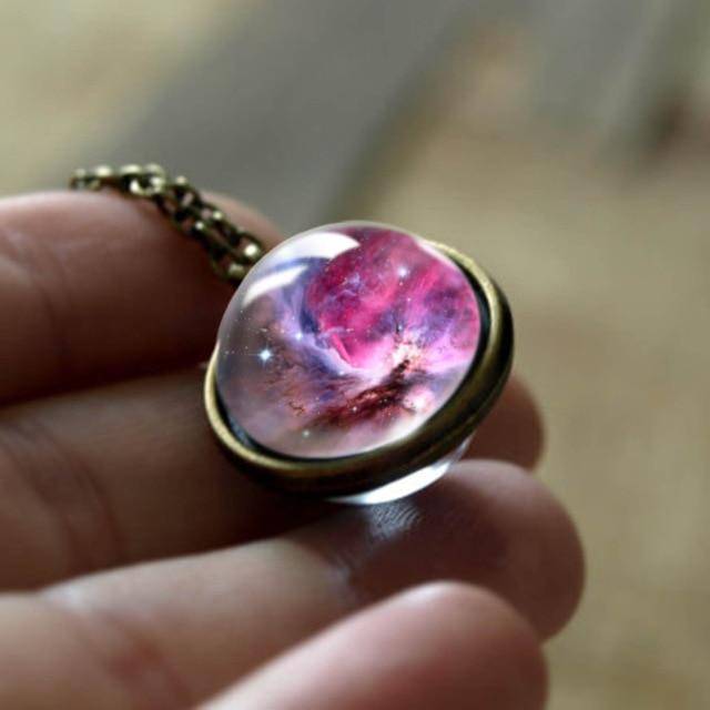 Celestial Star Silver Pendant Necklace