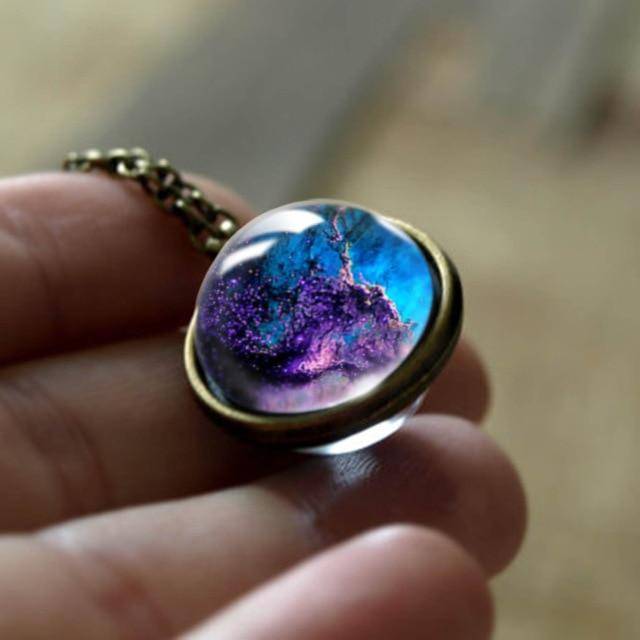 Celestial Star Silver Pendant Necklace