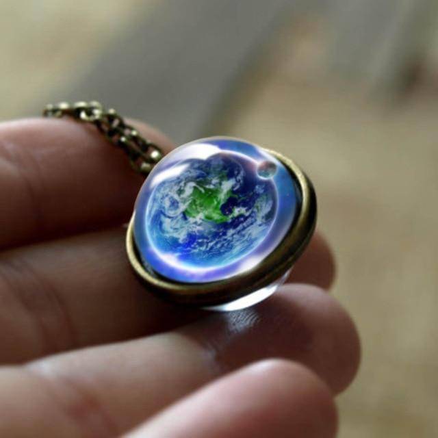 Celestial Star Silver Pendant Necklace