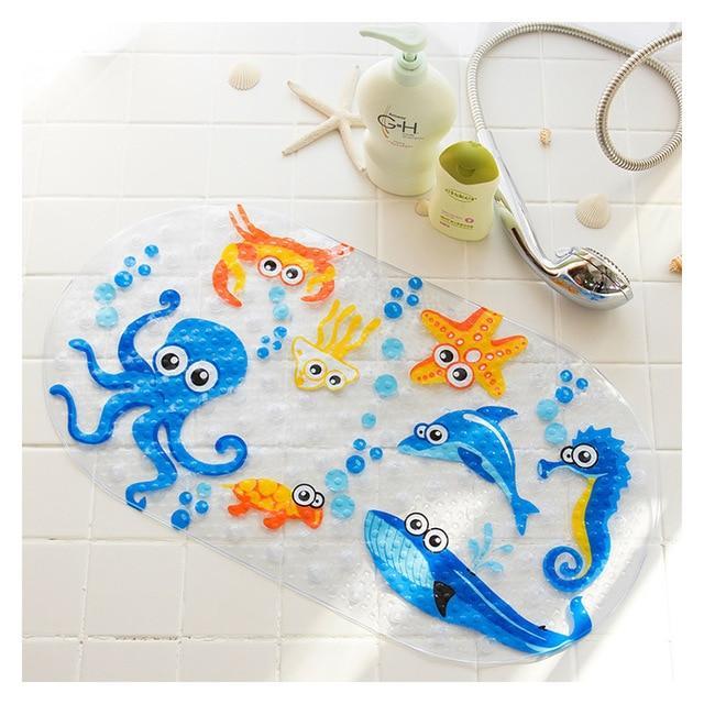 Safe Kids Anti-Slip Bath Mats With Grip Cups