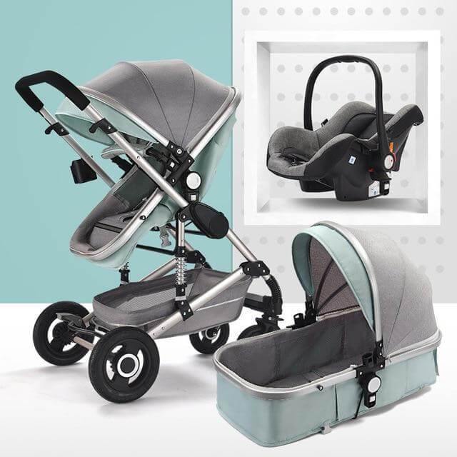 Space Saving 3 in 1 Baby Stroller - Luxicro