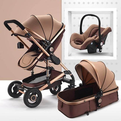 Space Saving 3 in 1 Baby Stroller