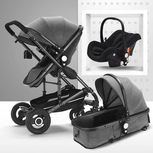 Space Saving 3 in 1 Baby Stroller