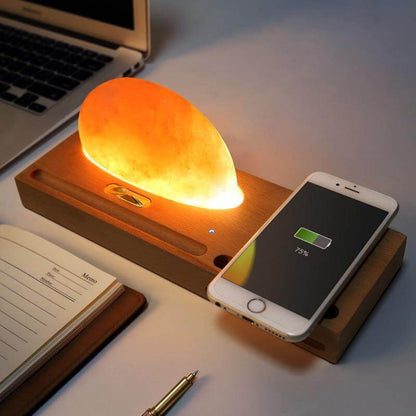 Stylish Himalayan Salt USB Desk Lamp - Luxicro
