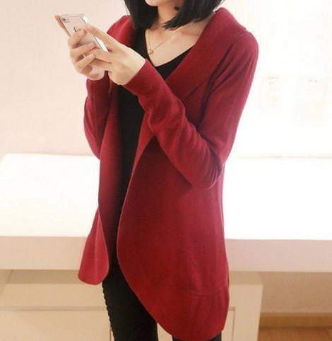 Soft Women's Warm Long Sleeve Knit Sweater Tops