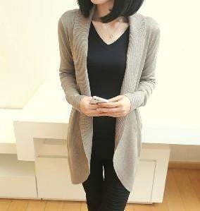 Soft Oversized Ladies Knit Crew Neck Sweater