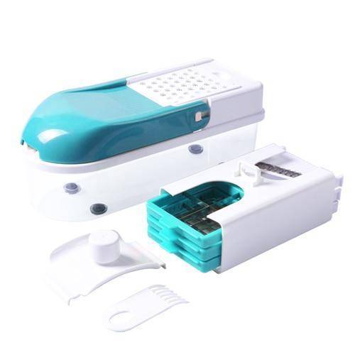 Premium Veggie Chopper with 8 Interchangeable Blades