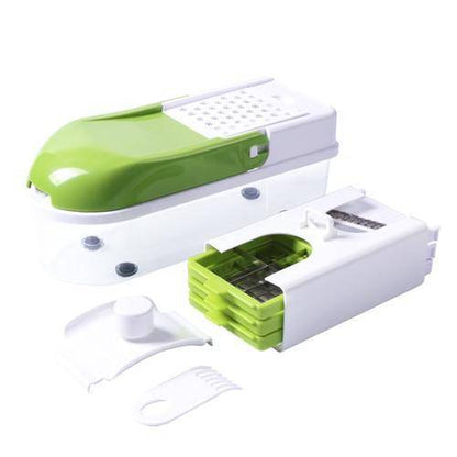 Quick Vegetable Cutter with 8 Sharp Blades - Luxicro
