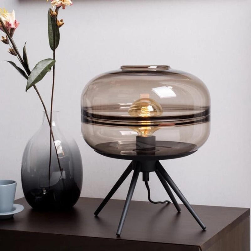 Classic Round Glass Table Light - Luxicro