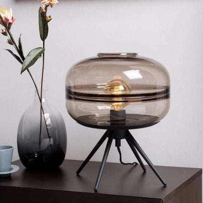 Classic Round Glass Table Light - Luxicro