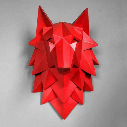 Realistic Wolf Statue Home Decor